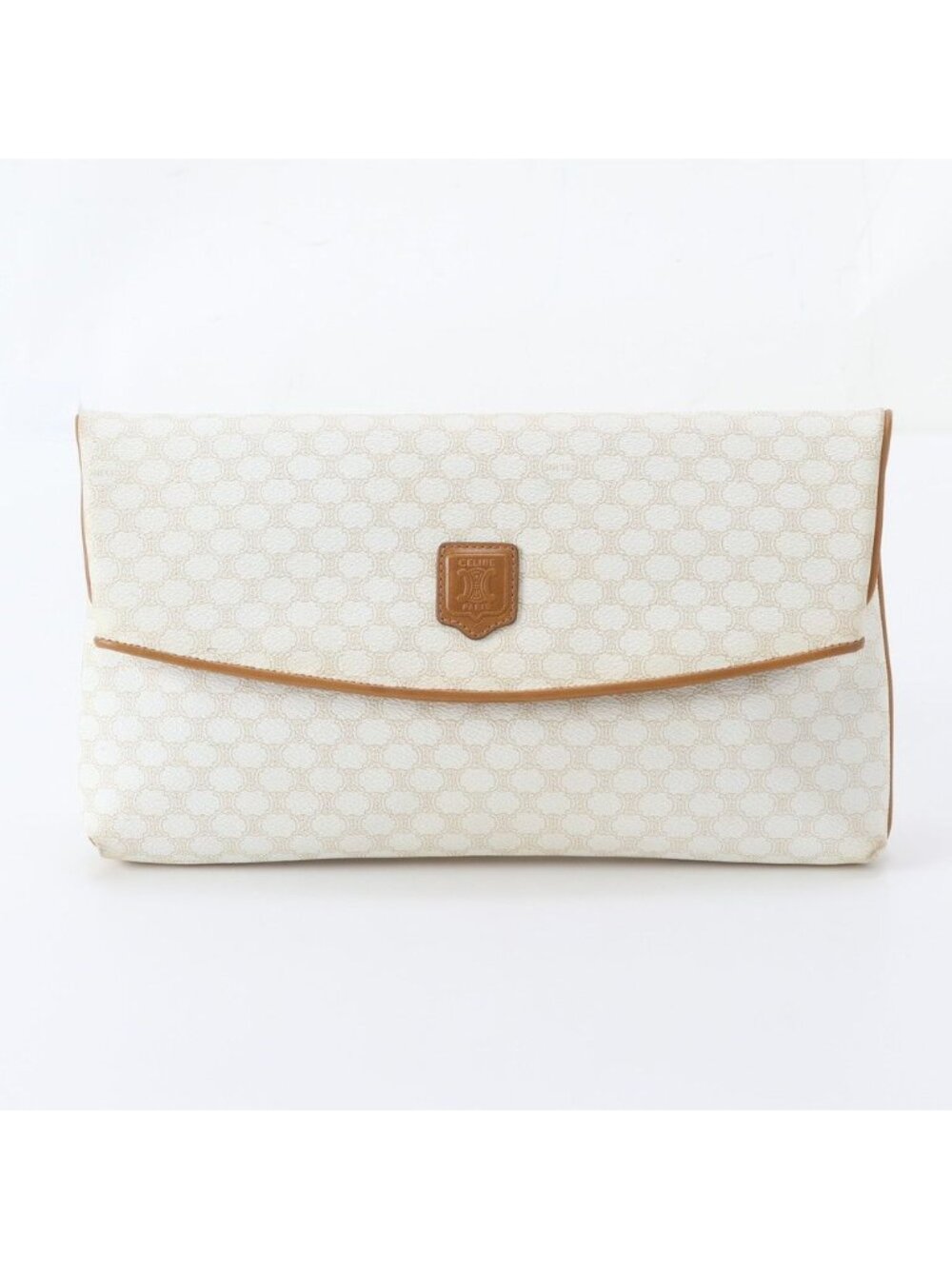 Celine Macadam Leather Clutch Hand Second Pouch